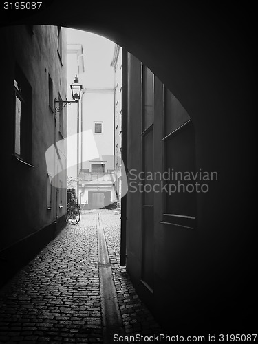 Image of Light coming through an arch, Stockholm