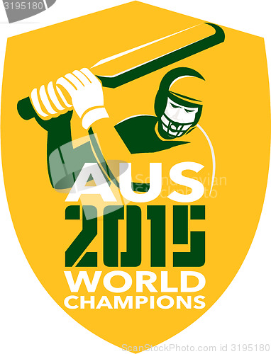 Image of Australia Cricket 2015 World Champions Shield