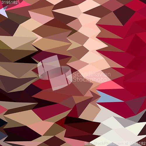 Image of Vermillion Abstract Low Polygon Background