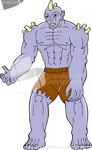 Image of Goblin Monster Horn Cartoon