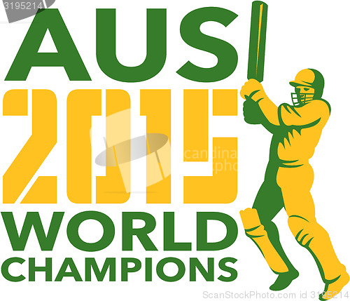Image of Australia AUS Cricket 2015 World Champions 