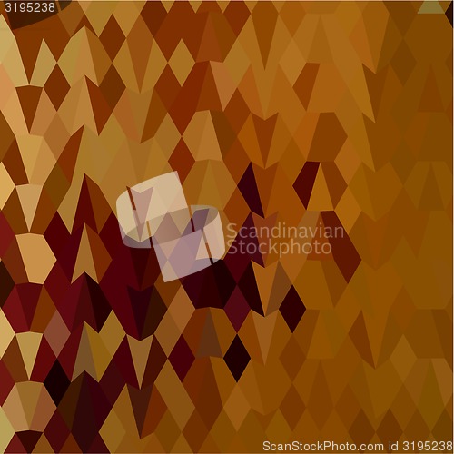 Image of Autumn Leaves Abstract Low Polygon Background