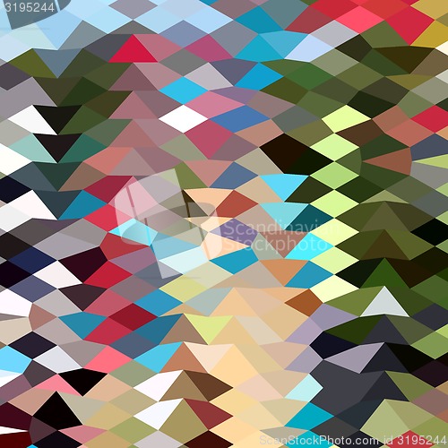 Image of Multi Color Abstract Low Polygon Background