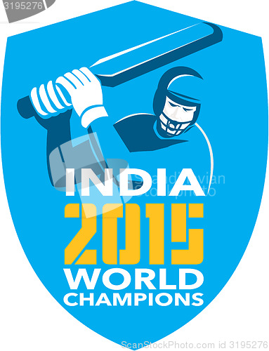 Image of India Cricket 2015 World Champions Shield