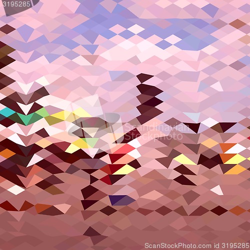 Image of Horseman Abstract Low Polygon Background