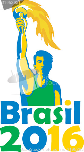 Image of Brasil 2016 Summer Games Athlete Torch