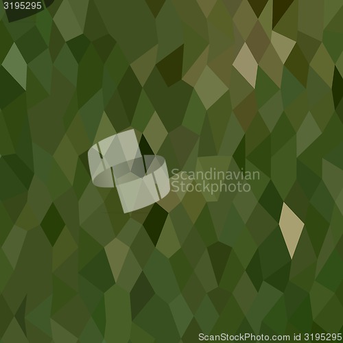 Image of Jungle Green Abstract Low Polygon Background