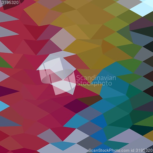 Image of Maroon Abstract Low Polygon Background