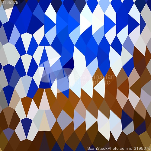 Image of Navy Blue Abstract Low Polygon Background