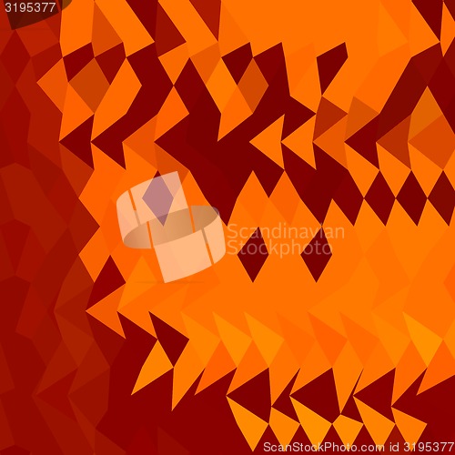 Image of Red Lava Abstract Low Polygon Background