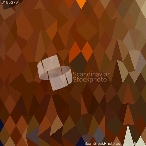 Image of Brown Forest Abstract Low Polygon Background