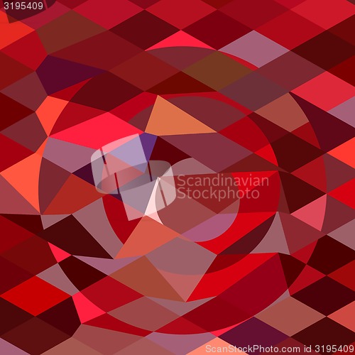 Image of Rising Sun Abstract Low Polygon Background