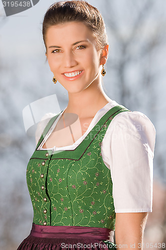 Image of Portrait of a Bavarian girl