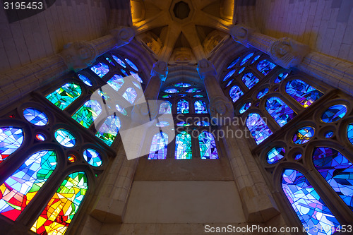 Image of Church windows interior