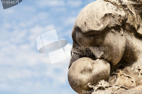 Image of Old cemetery statue