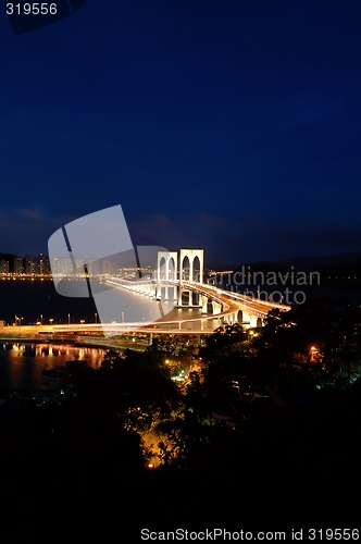 Image of Night of bridge