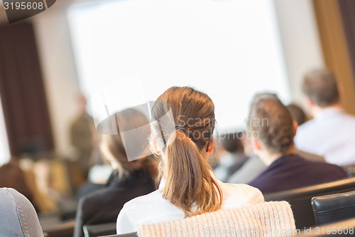 Image of Audience in the lecture hall.