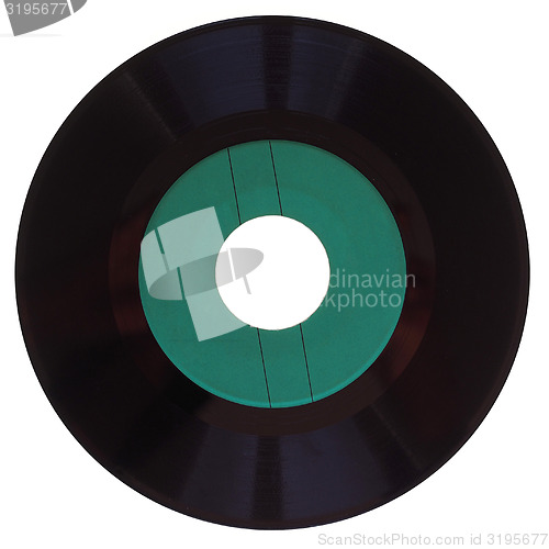 Image of Vinyl record isolated