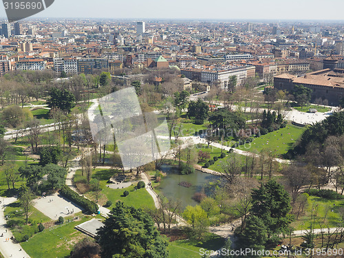 Image of Milan aerial view