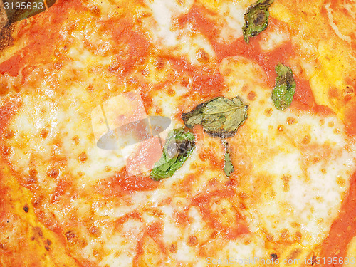 Image of Margherita pizza background
