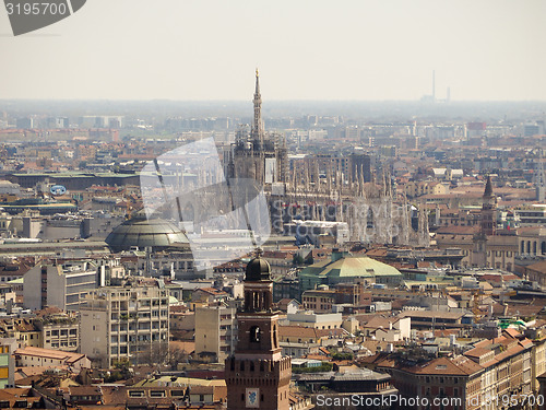 Image of Milan aerial view