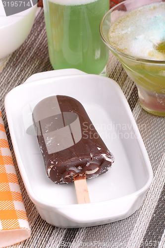 Image of chocolate ice cream