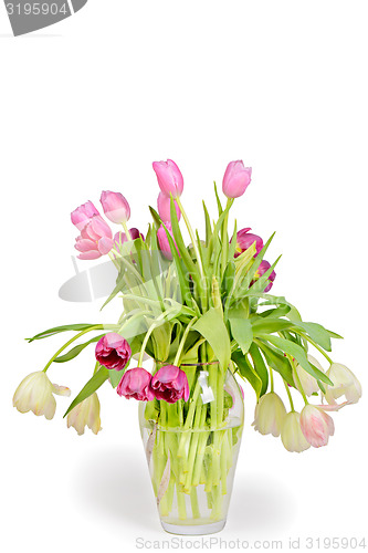 Image of Tulips bouquet in vase 