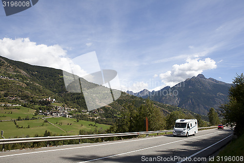 Image of Caravan in the Alps