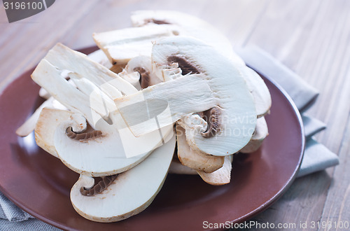 Image of raw mushroom