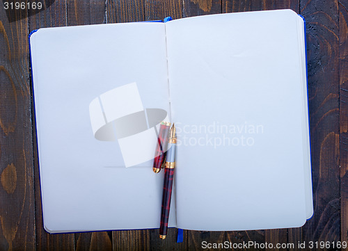 Image of note on a table