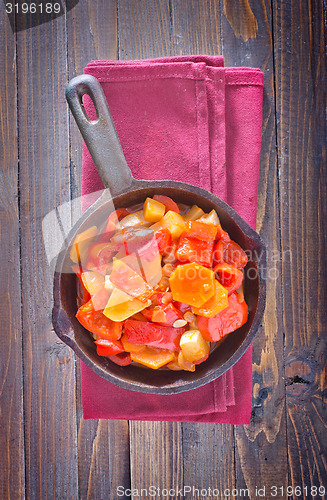 Image of fried vegetables