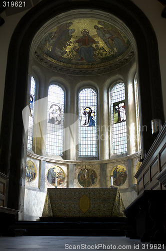 Image of University of Cambridge, Caius (keys) and Gonville chapel altar