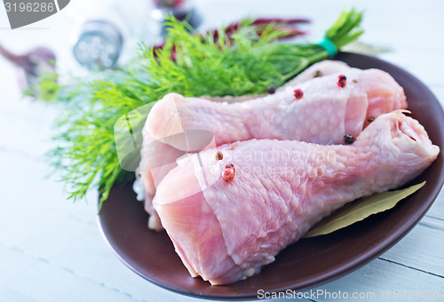 Image of raw chicken legs