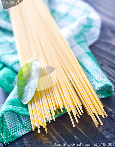 Image of raw pasta