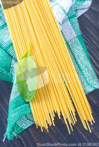 Image of raw pasta