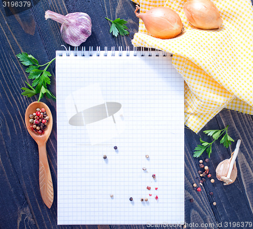 Image of space for recipe