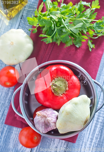 Image of raw vegetables