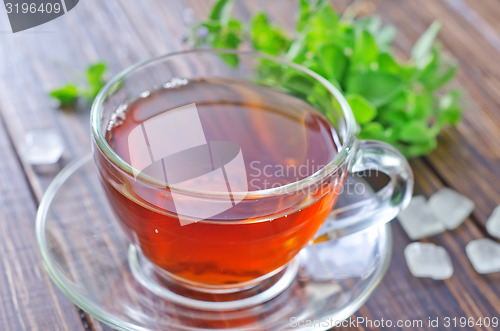 Image of fresh tea in cup