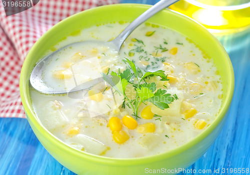 Image of corn soup