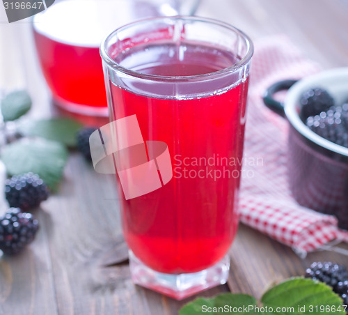 Image of blackberry juice