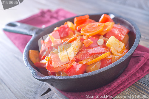 Image of fried vegetables