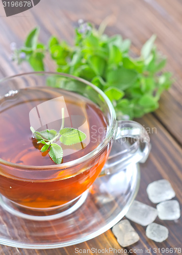 Image of fresh tea in cup