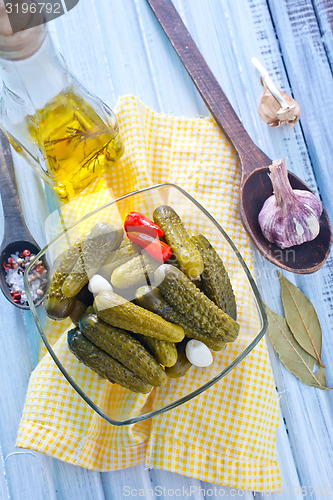 Image of pickled cucumbers