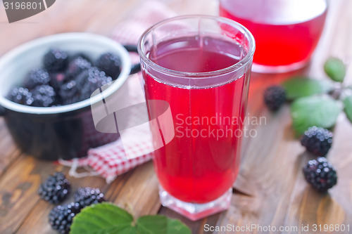 Image of blackberry juice