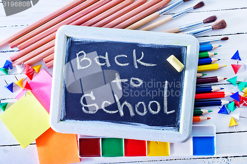 Image of school supplies