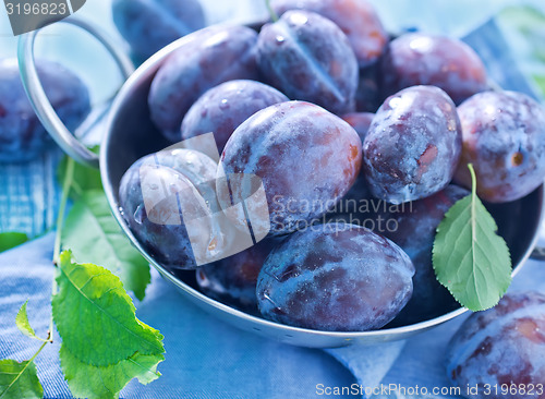 Image of fresh plums