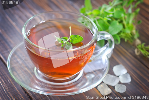 Image of fresh tea in cup