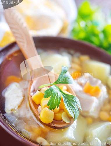 Image of corn soup