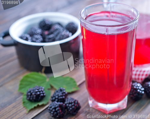 Image of blackberry juice