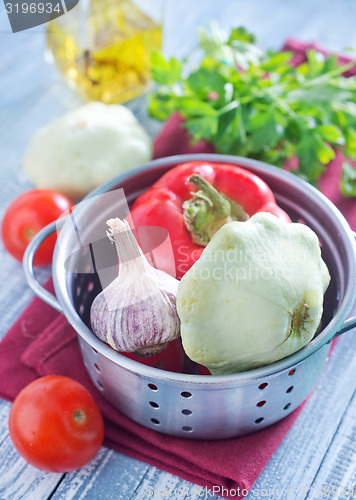 Image of raw vegetables